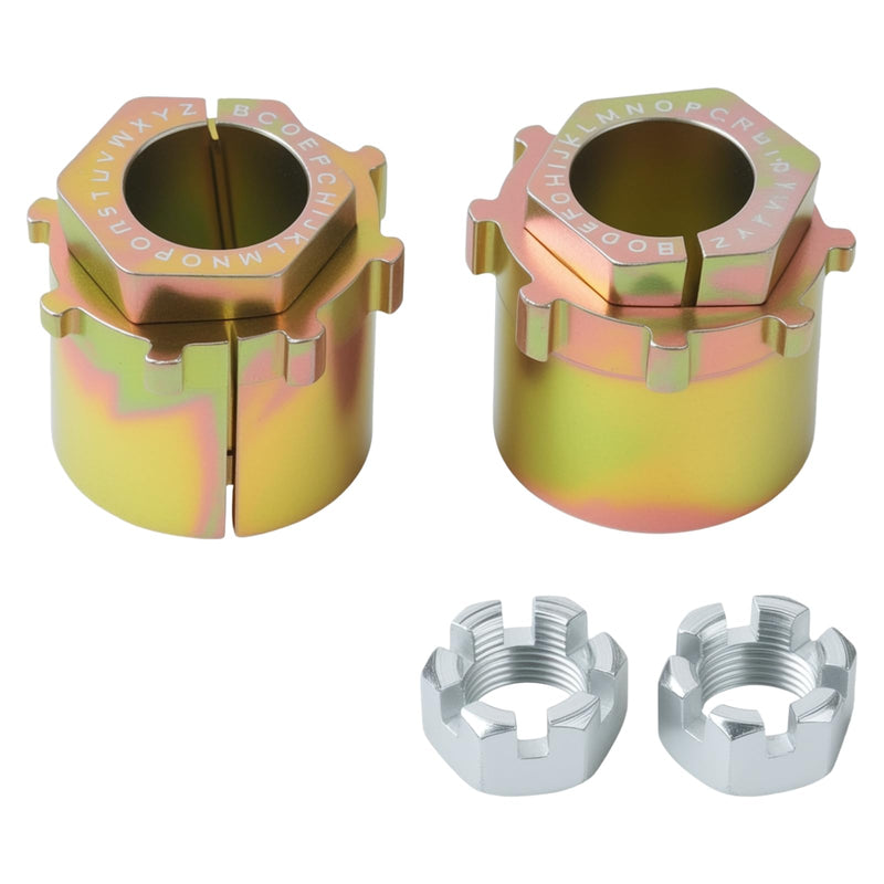 Alignment Caster/Camber Bushing Compatible with Ford F150 F250 F350 F450 F550 Super Duty Dodge Ram 2500 3500 Replaces# K80108 (2Pcs)