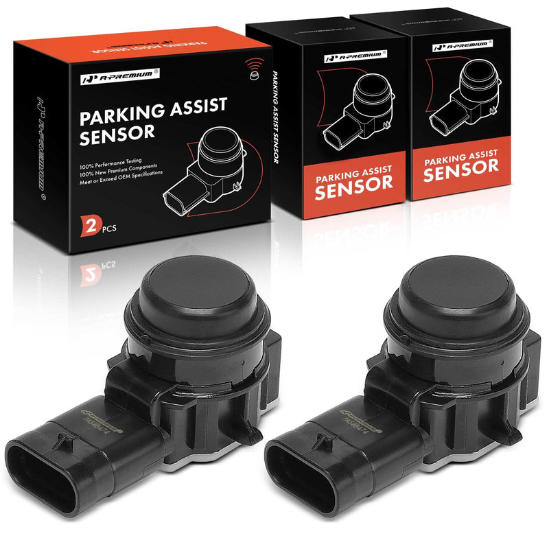 A-Premium 2-PC Reverse Backup Parking Assist Sensor Compatible with Tesla Models - Model S 2012-2021, Model X 2016-2021, Replace# 1048474-00-A