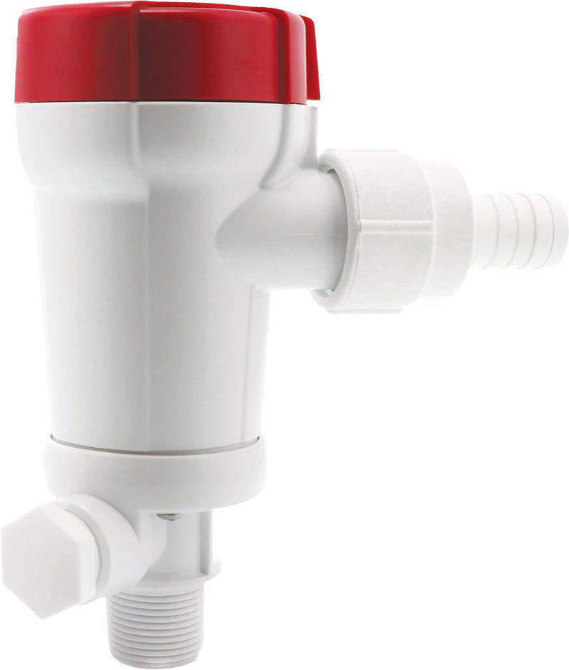 Rule 601FC Livewell Pump for Boat Series – 500 GPH/Straight Seacock Flow – Efficient Water Circulation – Anti-Airlock – Easy Twist & Click – Marine/Baitwell Use Straight Seacock
