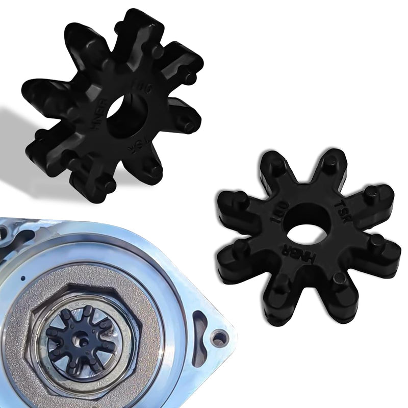 2PCS Steering for Hyundai Kia, Steering Column Coupling Couple Accessories 56315-2K000FFF Steering Gear Bushing for Hyundai Sonata Elantra Santa Fe Azera Veloster for Kia Soul Optima Forte Black