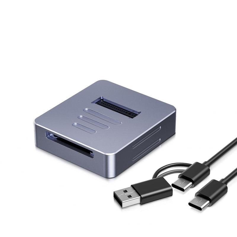 M.2 to USB-C Docking Station, Aluminum NVMe SSD Reader Adapter for M.2 (M Key & B+M Key) - Supports 2280, 2260, 2242, 2230, 22110 SSDs, Plug and Play
