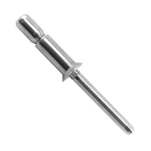 ALLCLEAN 1/4" x 5/8" Industrial-Grade Internal Lock Dome Head Structural Rivets Pop Rivets – Robust Connections Designed for Heavy-Duty Projects - 30 Pack (1/4"×5/8") 1/4"×5/8"