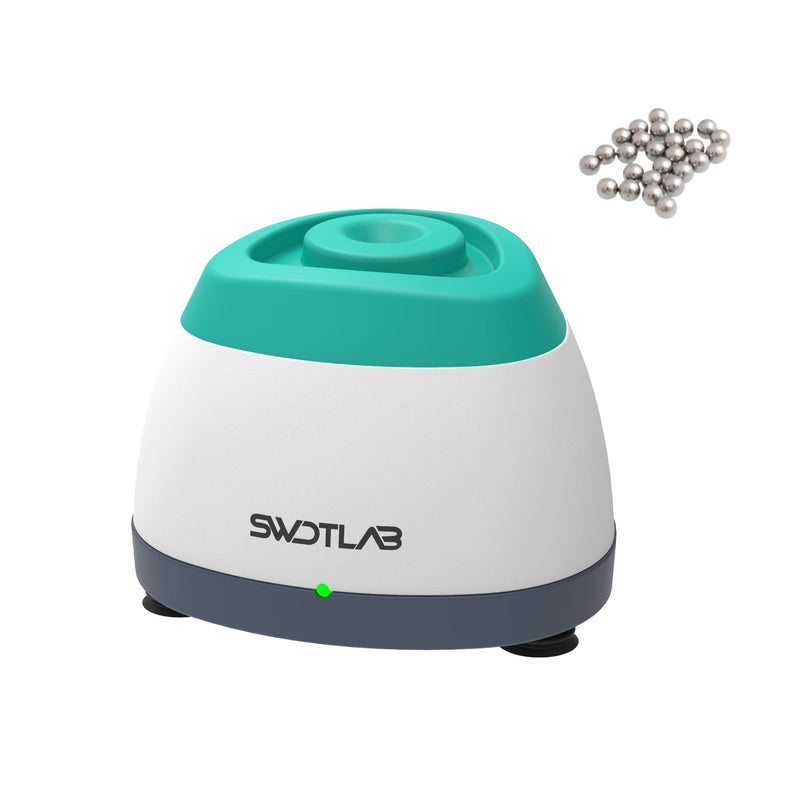 Vortex Mixer 4000rpm with Zinc Alloy Base, Nail Polish Shaker, Glue Shaker & Paint Mixer for Gel Polish Acrylic Paints Eyelash Adhesives Tattoo Ink Test Tubes, Green