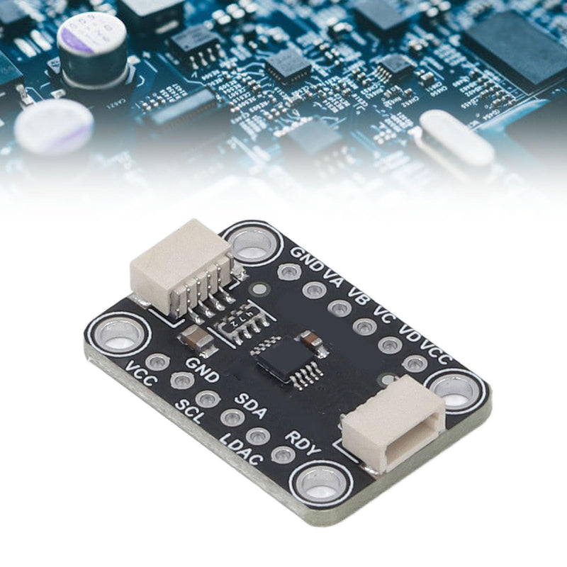 4 Way Digital Analog Converter Quad DAC Board MCP4728 EEPROM Stemma QT Qwiic I2C 4 Channels 12-Bit 2.7V-5.5V PCB Mount,Analog to Digital Converter Amplifier High Precision Converter Development Board