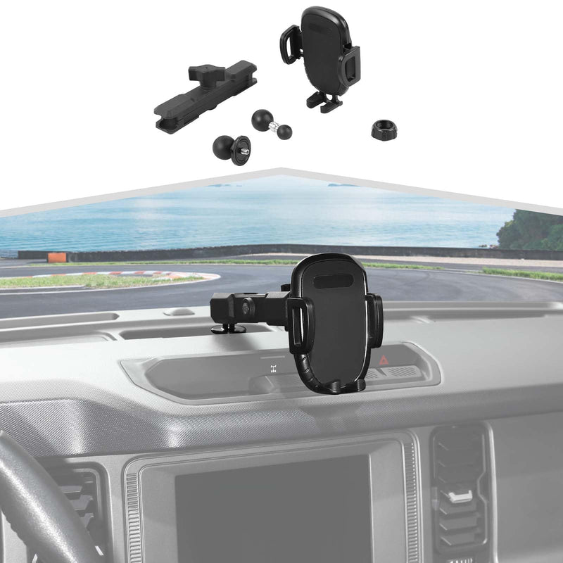 Phone Holder Center Console Phone Cradles Cell Phone Mount Interior Accessories Compatible with Ford Bronco 2021+