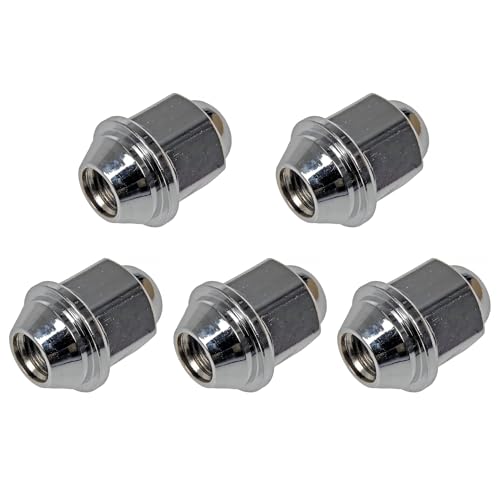 52950-3Y000 5-Piece Chrome Wheel Lug Nut Set for Kia Forte Rio Soul Sorento