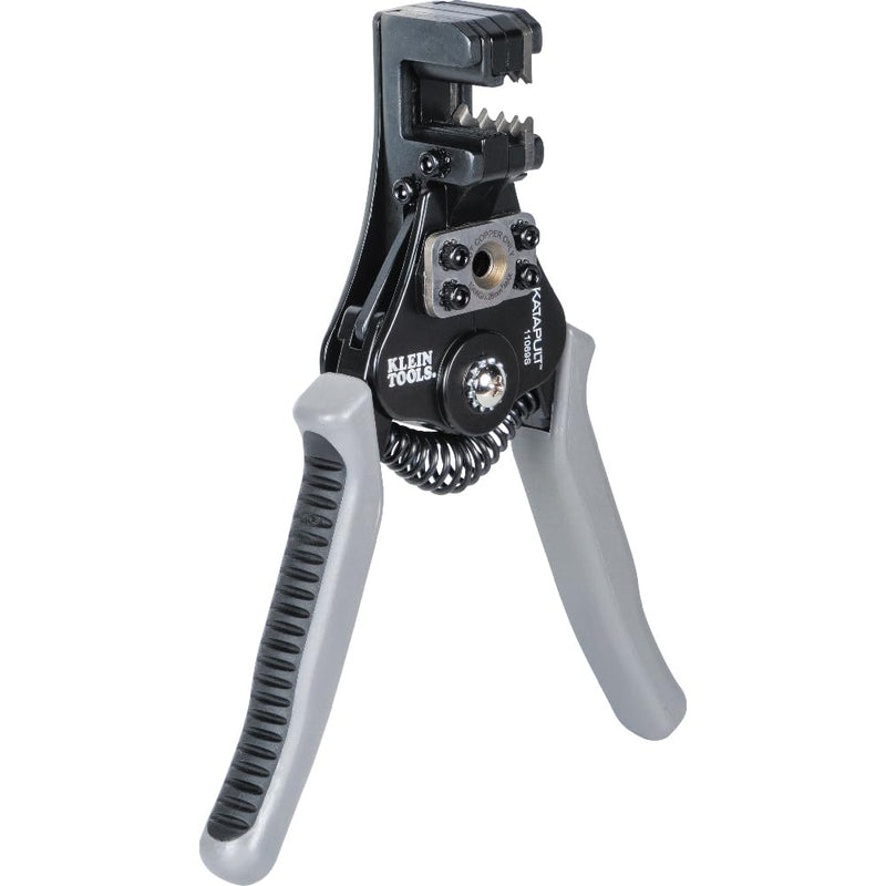Klein Tools 11069S Automatic Solar Wire Stripper, Precision Stripping for 6 to 12 AWG Solid and 8 to 14 AWG PV Electrical Stranded Wire