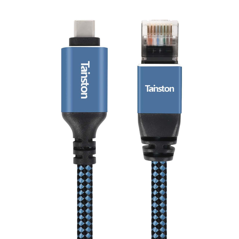 USB C to Ethernet Cable, 4Ft Type C to RJ45 Cable,USB C to Gigabit Ethernet Cable Compatible Thunderbolt 3/4,Directly Connected to Smartphone, Laptop, PC, Switch, Router, Modem and More 4 FT