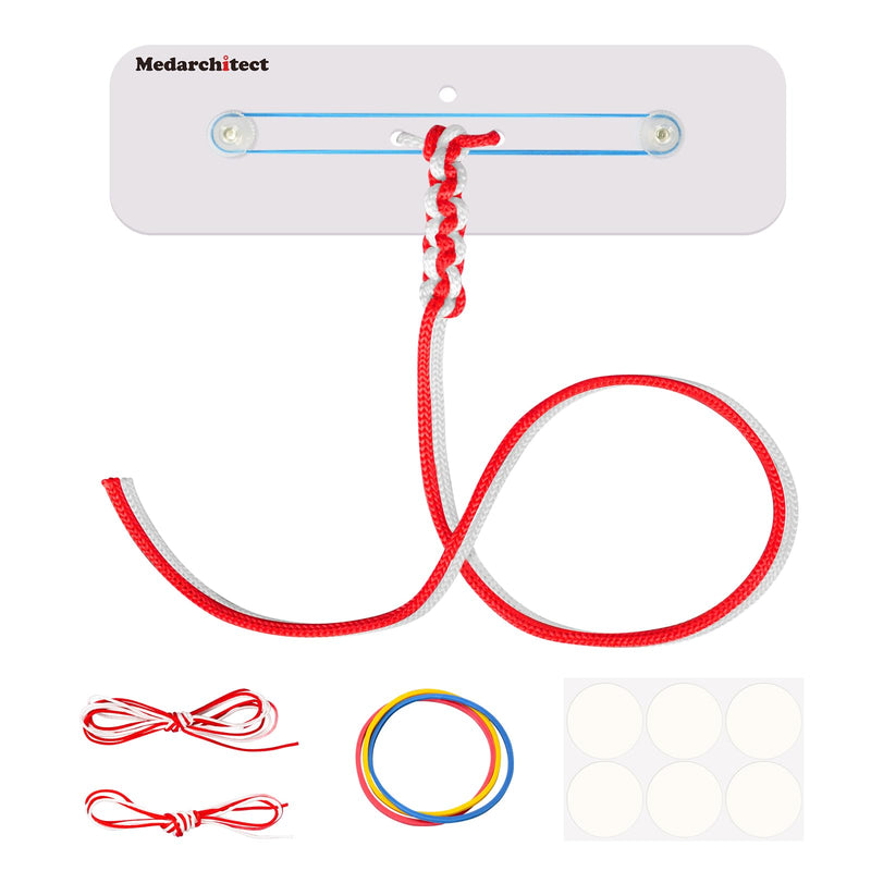 Medarchitect Surgical Knot Tying Practice Board, Surgical Suture Simulator Training Tool for Medical Students to Master Knotting Techniques