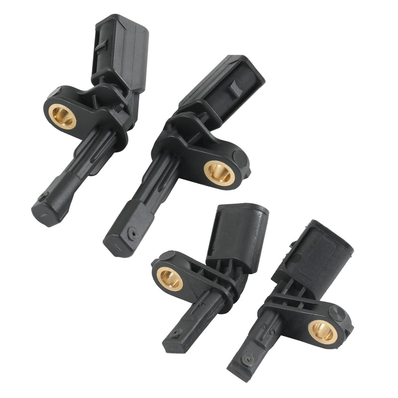 ABS Wheel Speed Sensor 4PCS Replacement for VW Jetta Golf Passat Beetle Bora Eos Rabbit 2005-2018, Replace ALS467 WHT003856 WHT003857