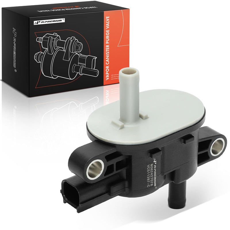 A-Premium Vapor Canister Purge Solenoid Valve Compatible with Honda CR-V CRV 2007-2014, Civic 2006-2015, Accord 2008-2012, Crosstour 2014-2015 & Acura TSX 2009-2014, 1.8L, 2.0L, 2.4L