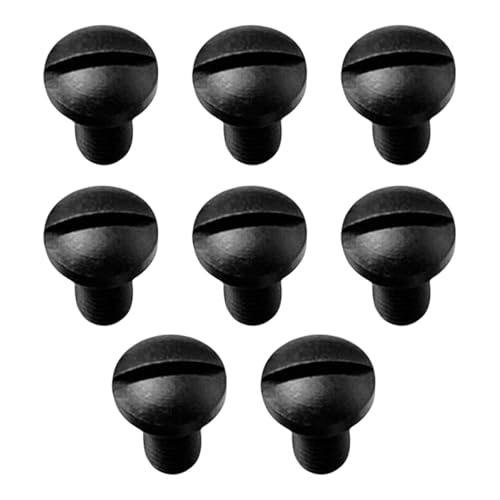 8Pcs Slotted Screws Bolts Kits Replacement for Grips Model 416 Stainless Steel Screw Repair Tool Parts-Black