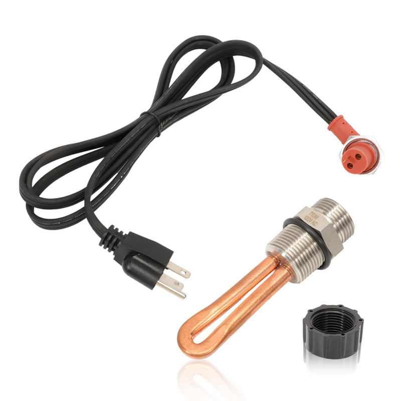 Engine Block Heater Kit Fits 2011-2018 Ram 1500 2500 3500 4500 5500, Heating Unit with Wiring Harness, Replaces #5003619AB, 30601007，3600008