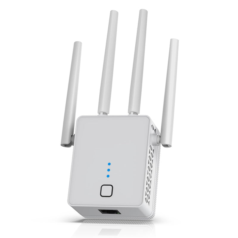 WiFi Extender, 2024 Fastest WiFi Booster 1200Mbps Dual Band (5GHz/2.4GHz) WiFi Extenders Signal Booster for Home, WiFi Repeater with Ethernet Port Covers up to 10000sq. ft and 55 Devices (Grey)