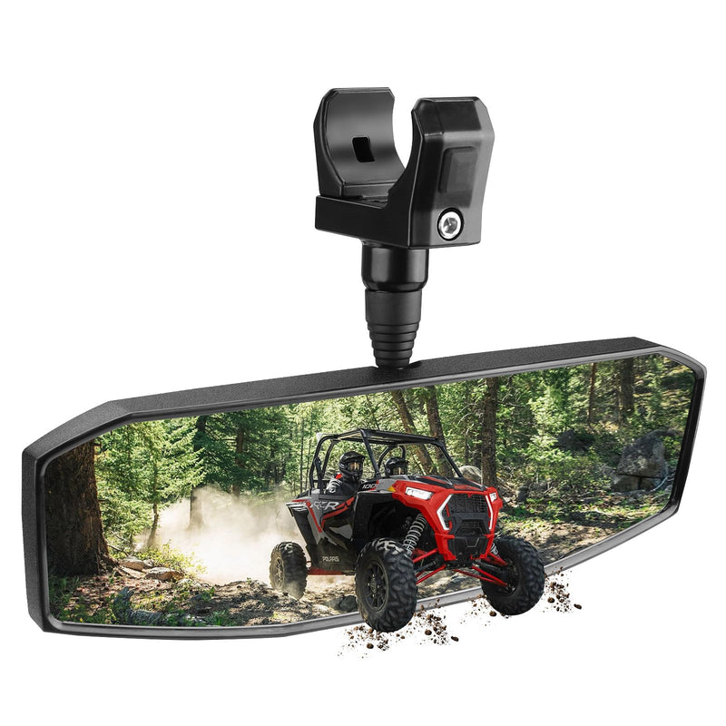 UTV Rear View Mirror,SXS UTV Mirrors HD,360°Adjustable Angle for 1.5" to 2.0 inch Round Roll Cage,Compatible with Polaris RZR,Honda Pioneer,Kawasaki KRX/Mule,Yamaha,Talon,Can Am X3,CFMOTO