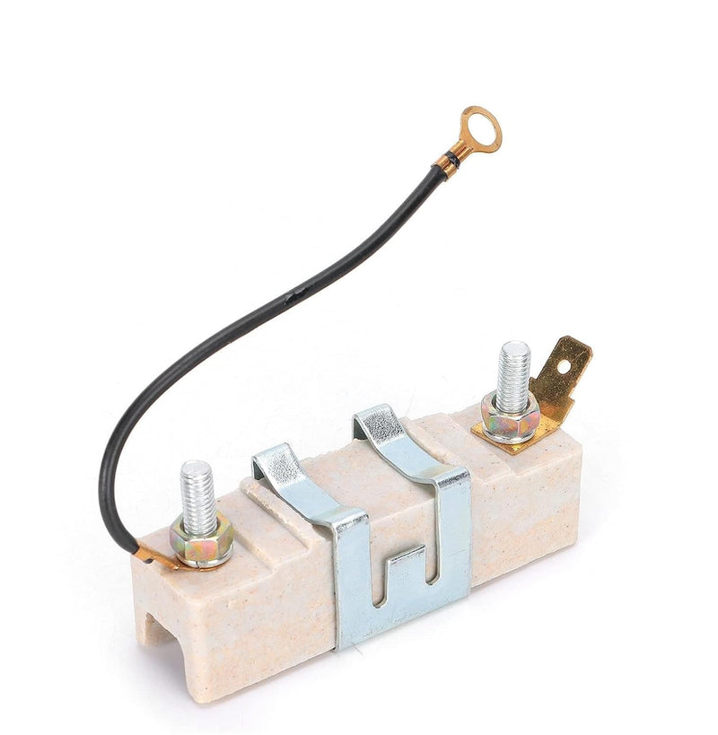 Ignition Coil Resistor, Metal Ceramic Ballast Resistor Wear Resistance Device Automotive Replacement Parts Accessories for 1.5 Ohm Classic Car Automobile Fuel Injection Resistor Units 1PC