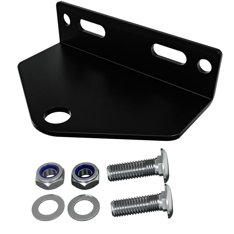 5 Inch Heavy Duty Steel Trailer Hitch for Zero Turn Mowers – Universal Fit with Complete Installation Hardware (Black)