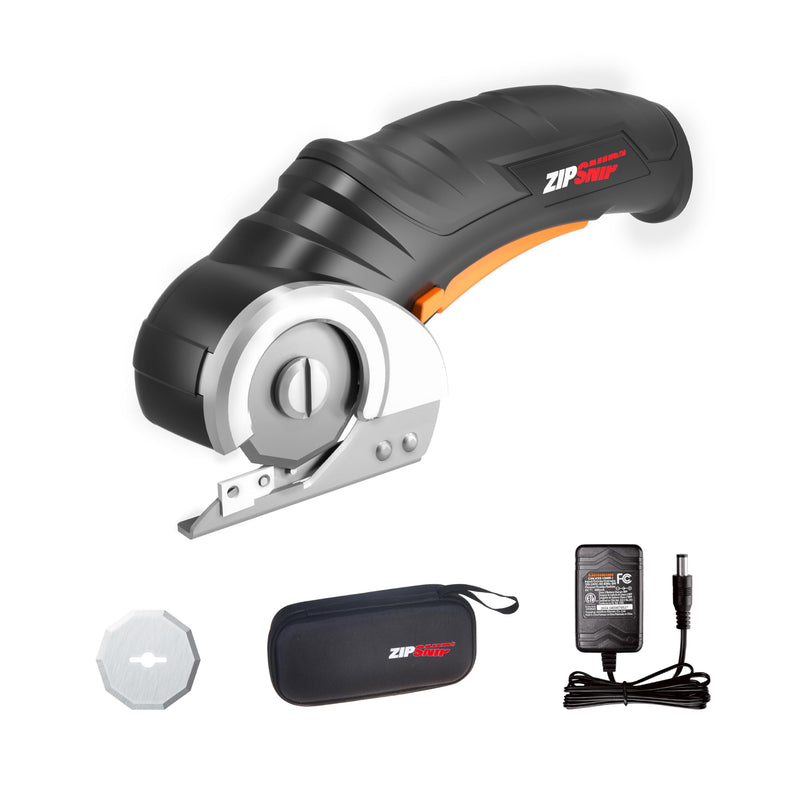 Worx Zipsnip Cordless Electric Scissors, Rechargeable Cardboard Box Cutter, 4V Powerful Fabric Scissors with 2 Safety Blades & Storage Bag WX082L.2 4V Zipsnip (2 Blades & Storage Bag included)