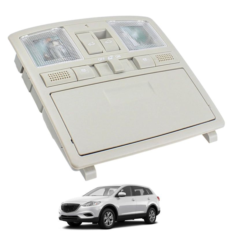 Overhead Console Reading LED Light Console Compatible with 2009-2013 Mazda 6 2010-2015 Mazda CX-9 Headlights Replaces GS4A-69-970D-30 GS4C69970D30 GS4C69970D75 TD12-69-970H75