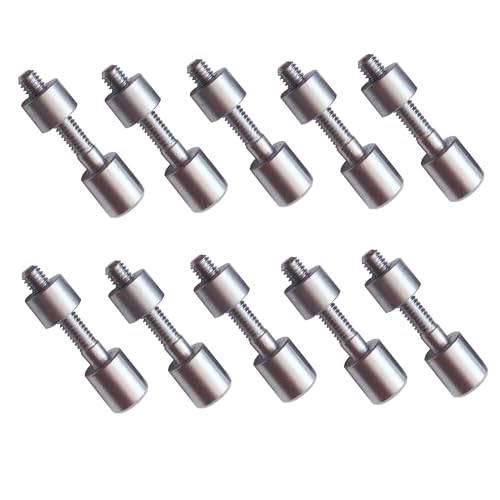 10 Sets Bolts Fasteners Rivets for Knife Maker (Stainless Steel) Stainless steel