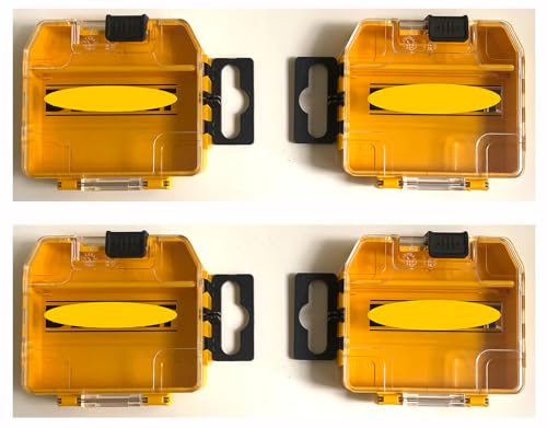 4-Pack DT70800-QZ Small Storage Case Toolbox Compatible with DeWalt