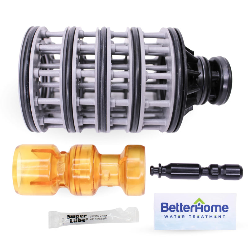 Clack WS1 Interior Repair Kit Bundle - Genuine OEM Parts Including Spacer Stack (CV3005), Downflow Piston (V3011), and Regeneration Piston (V3174) for WS1 Water Softener Internal Parts Only