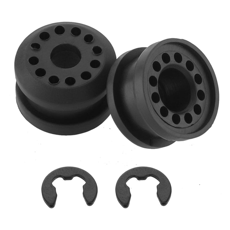 2PCS Transfer Case Linkage Control Lever Bushing Grommet, Compatible with Dodge Ram 1500 2500 3500 Shifter Linkage Bushing 2002-2010, with 2 E-Clips Replace Number 68078974AA 68078975AA