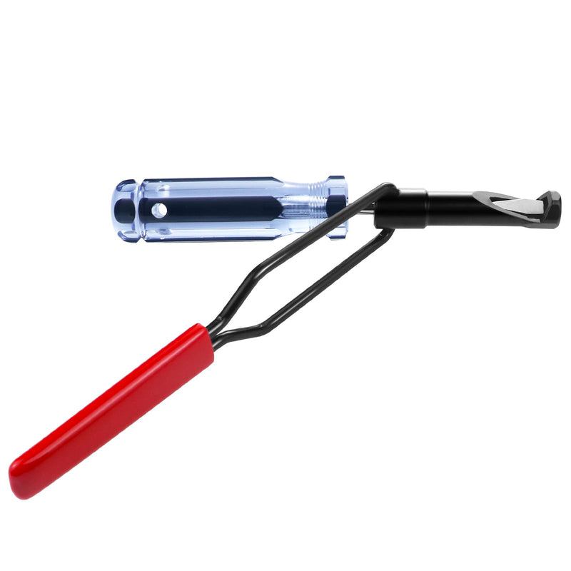 10mm Valve Adjustment Tool Jam Nut, Slotted Valve Grinding & Lapping Tool, Valve Adjusting Stud, Jam Nuts with Window Cut Out for Positioning, for Honda Toyota and Other Japanese Auto Vehicle Engine