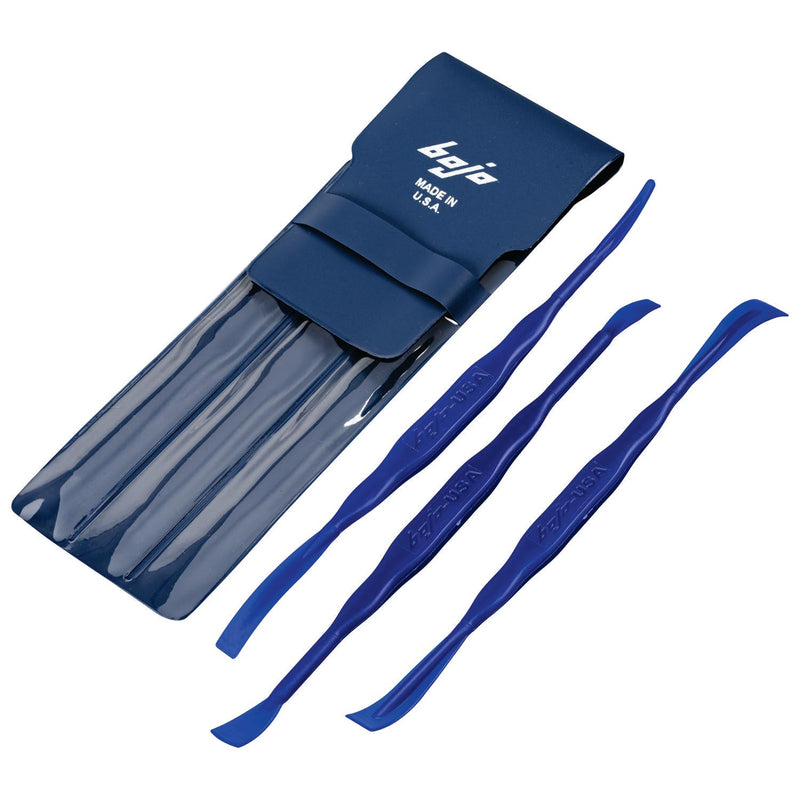 Bojo Tools - 3-Piece Plastic Sealant Smoothing Tool Kit in Pouch - Medium Duty 5-PACK