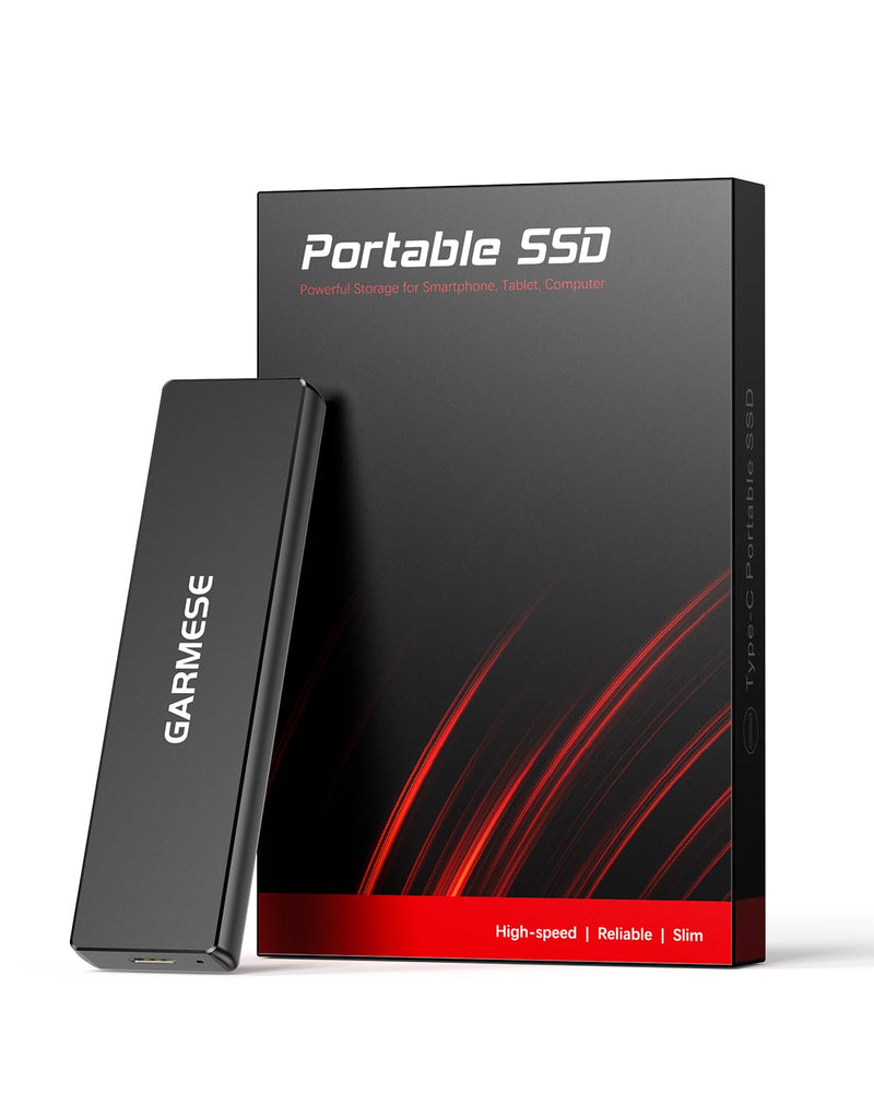 512GB External SSD - Up to 1000MB/s Read Speed USB 3.2 Gen 2 Portable SSD, External Solid State Drives with Type-C Cable for PC Mac Game Console