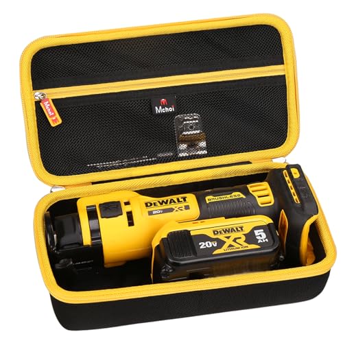 Mchoi Hard Case Fits for DEWALT 20V MAX* XR Brushless Drywall Cut-Out Tool (DCE555B), Case Only