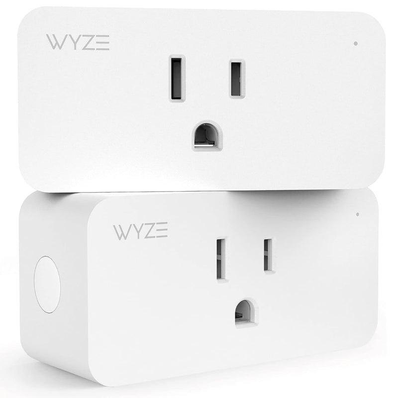 Smart Plug by Wyze Lifestyle, 2.4GHz Smart Home Wi-Fi Plug Outlet Compatible with Alexa, Google Assistant, IFTTT, 15 A, Remote Control, No Hub Required, 2-Pack, Certified for Humans Indoor Smart Plug 2-Pack