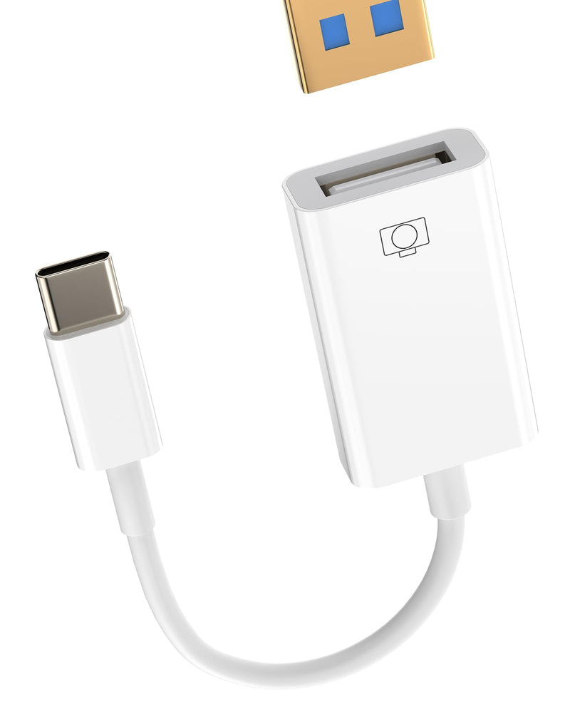 USB C OTG 3.0 Cable for iPhone16 15 Type C Male to USB Female Adapter Compatible with Samsung Android Phone Data Transfer Converter USB Flash Drive Connector MacBook Thunderbolt Tablet