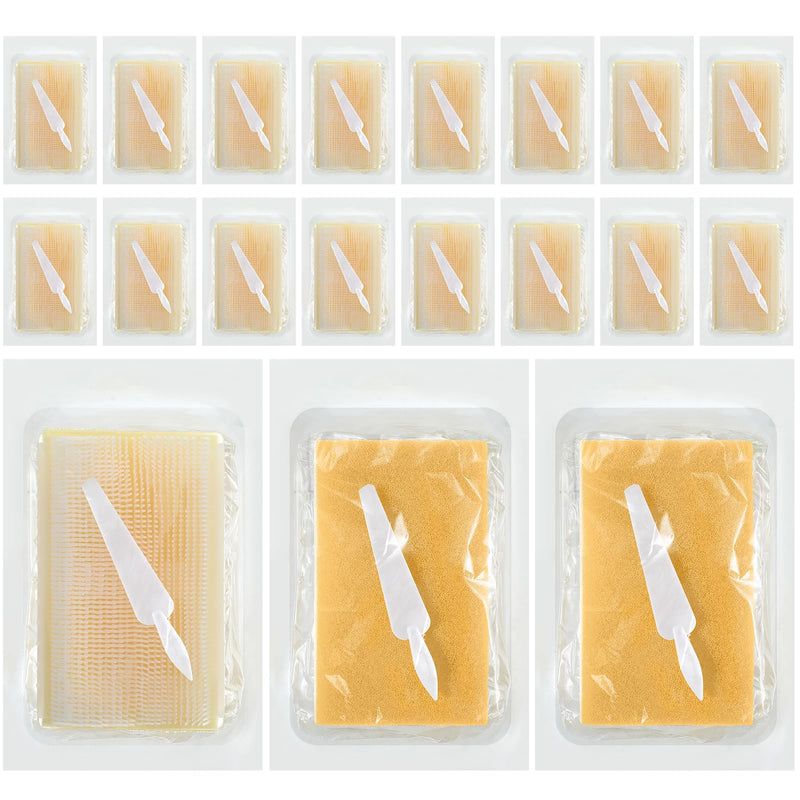 Reallnaive 50 Pcs Surgical Hand Scrub Brush with Sponge Disposable Double Sided Cleaning Scrub Brush for Nails Sensitive Skin Wound Care Doctors Office Cat