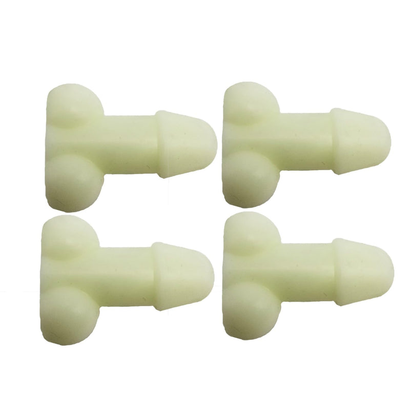 4PCS Valve Stem Caps Funny,Funny Tire Valve Caps,Glow in The Dark Valve stem caps,Glow in The Dark Tire Valve Caps,Pencil Valve stem Covers,Pencil Valve stem caps,Fluorescent tire Valve caps(White) White