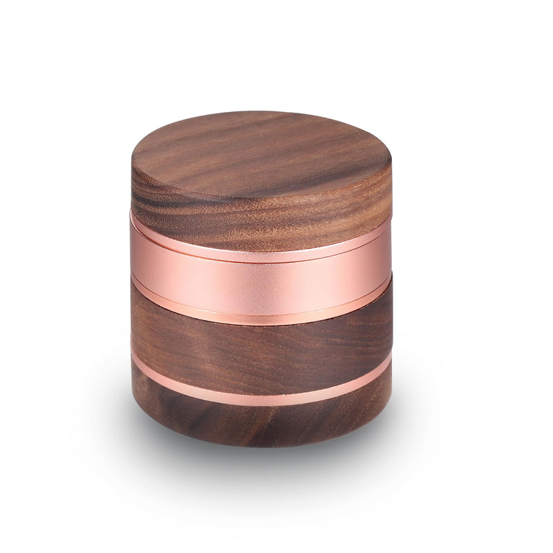 Wooden Spice Grinder 2.5", Rose Gold.