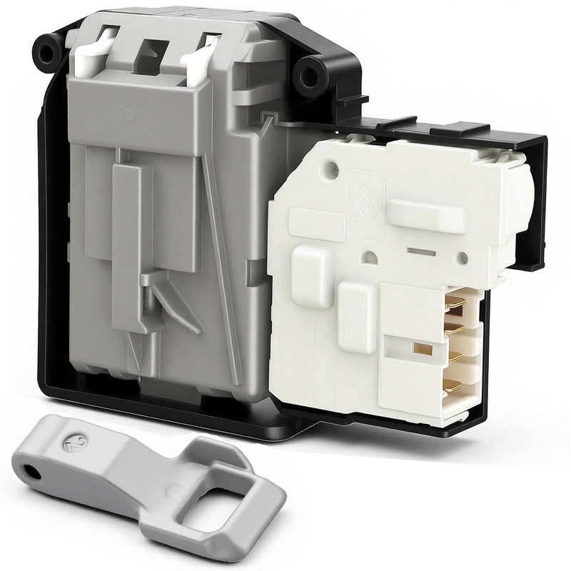 EBF61315802 Washer Door Lock Switch with MFG63099101 Strike for L.G Washer WM4000HWA WM3770HVA WM3080CW WM3670HVA WM3500CW WM8000HVA WM3600HVA by TOMOON