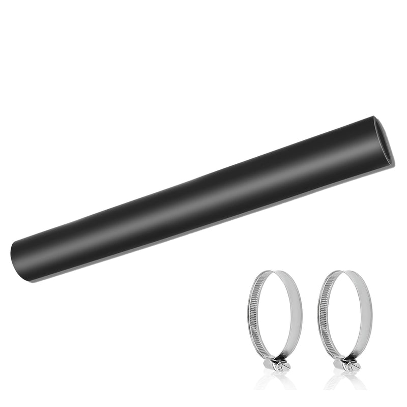Gasoline Fuel Filler Neck Hose with 2 Clamps Reinforced Gas tank Filler Hose (Length: 7 7/8", ID 2") 2" ID