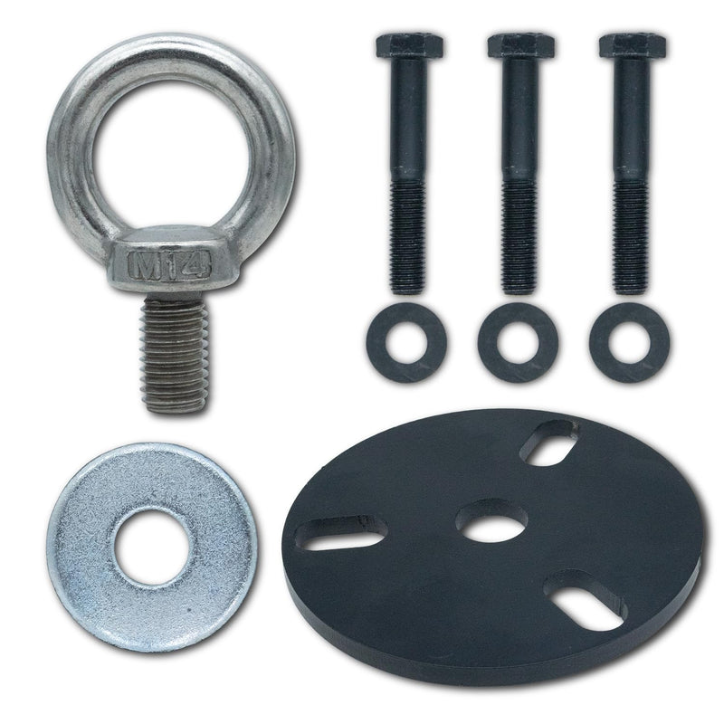 Outboard Lifting Eye for Evinrude/Johnson/BRP/ETEC | Steel, 2,500 lbs cap, saltwater resistant, fits Evinrude G2/ETEC, Johnson, OMC, Mercury, Yamaha