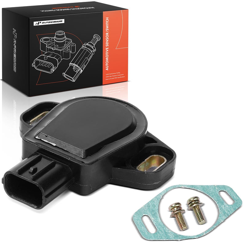 A-Premium TPS Throttle Position Sensor Compatible with Honda Civic 2001 2002 2003 2004 2005, L4 1.7L - Replace# 16400PLRA51, 16400PLRA52