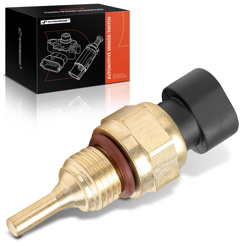 A-Premium Engine Coolant Temperature Sensor [2 Pins] Compatible with Ram 2500 2011-2018/2020, 3500 2011-2019/2021, 4500 2011-2018/2020, 5500 2011-2020 & Dodge Ram 2500, Ram 3500, Ram 4500, Ram 5500