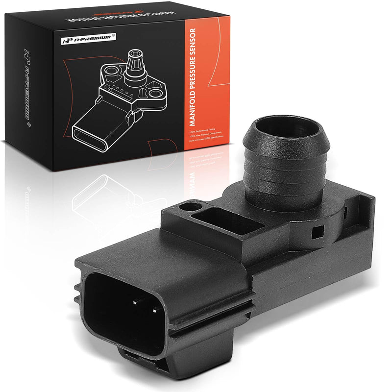 A-Premium Power Brake Booster Sensor [3 Pins] Compatible with Dodge Grand Caravan 2010, Journey 2011, Durango 2006-2009 & Chrysler Aspen 2007-2009