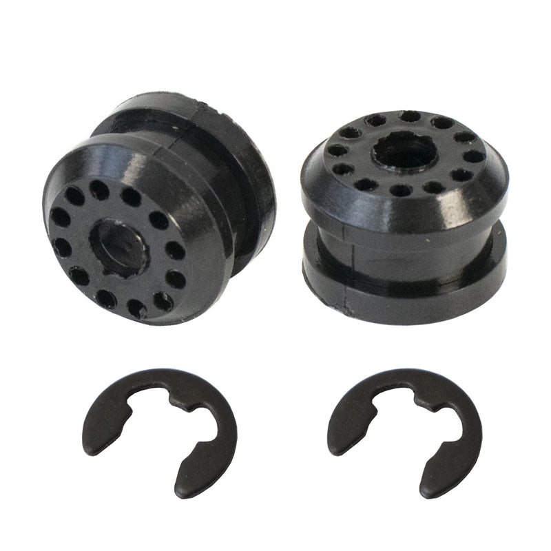 2PCS Transfer Case Shift Linkage Bushing with E-clips Fit for Dodge Ram 1500 2500 3500 4X4 Shifter Linkage Control Lever Bushing Grommet Kit 68078974AA 68078975AA