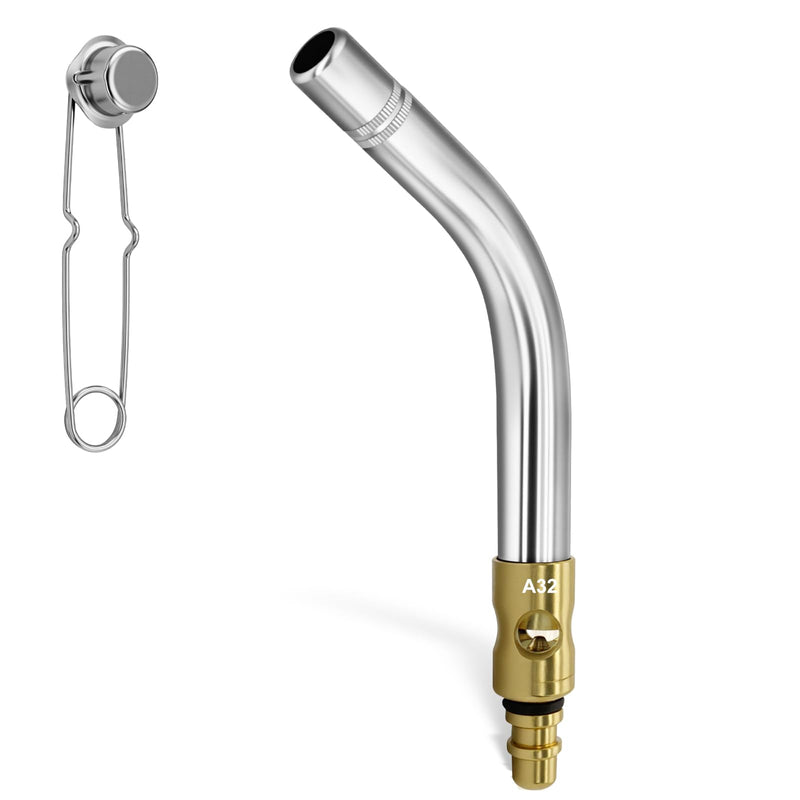 A-32 3/4" Air Acetylene Replacement Tip for Turbo Style for PLF-A5 or G-4 Handles, with Flint Striker (A-32 3/4") A-32 3/4"