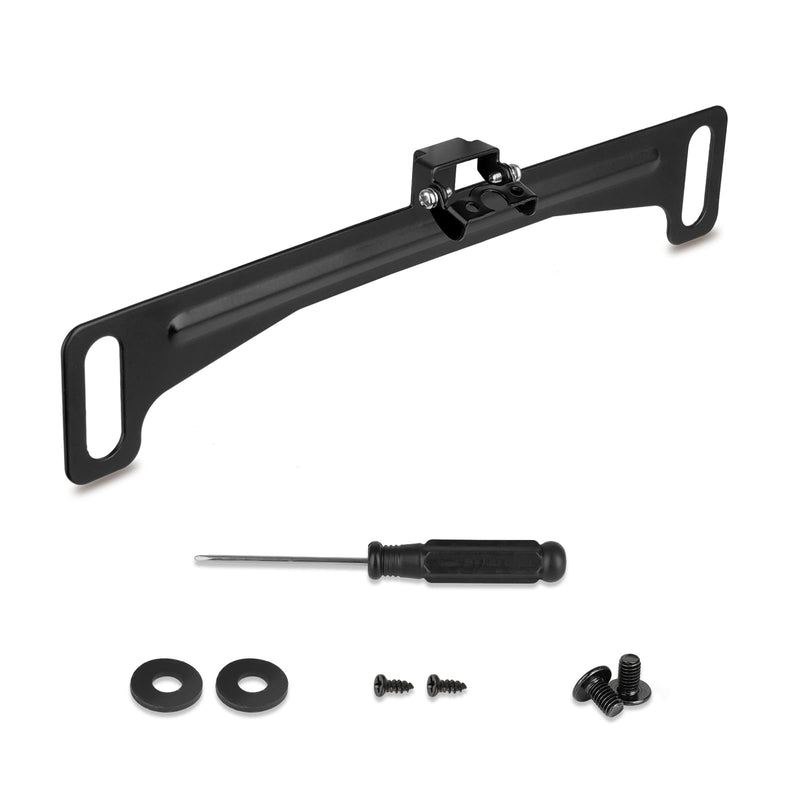 Universal（No Drilling Required） License Plate Camera Mount,Full Stainless Steel Anti-Rust Paint Backup Camera License Plate Mount,Dash Cam Mirror Camera Accessory Backup Camera Bracket.