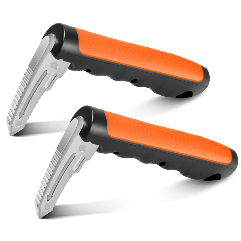 Car Door Handle for Elderly - 2025 New 3-in-1 Car Handle Assist, 2 Pack Auto Cane Portable Vehicle Support Handle Door Assist Bar, Max Load 500 Lbs, Anti-Slip Design (Orange-2-Pack Car Handle) Orange-2-Pack Car Handle