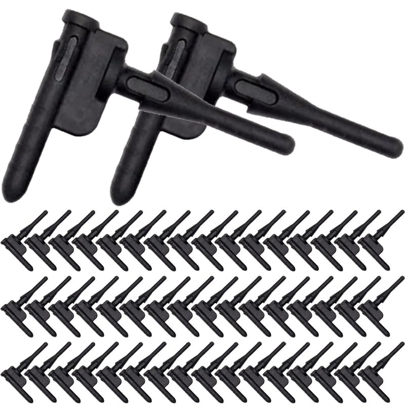 CPU Fan Rubber Screws, PC CPU Fans Black Rubber Reducing Noise Anti-Vibration Screws, Computer Cooling Fan Soft Rubber Mounting Screws for PCCOOLER Fan (50 Pcs)