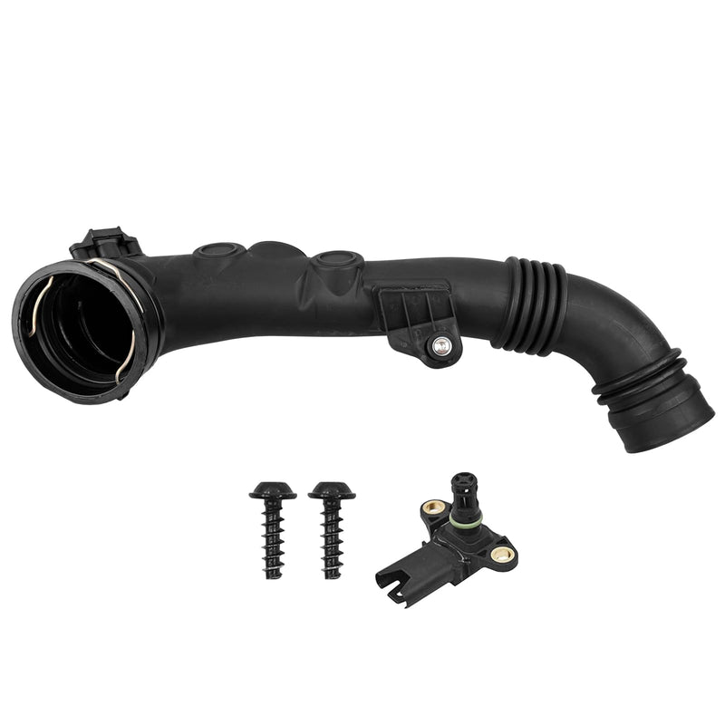 13717615026 Intake Hose Intercooler Hose to Throttle Housing Compatible With BMW 135i E82 E88, 335i E90 E91 E92 E93 E94 L6 2011 Air Intake 13717599294