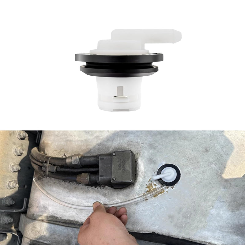 Fuel Tank Vent Valve, Fuel Tank Vent Rollover Valve with Grommet Seal Kit, 5360058 5360059 Gas Tank Vent Valve Replacement for Jeep Wrangler Dodge (1PCS) 1PCS