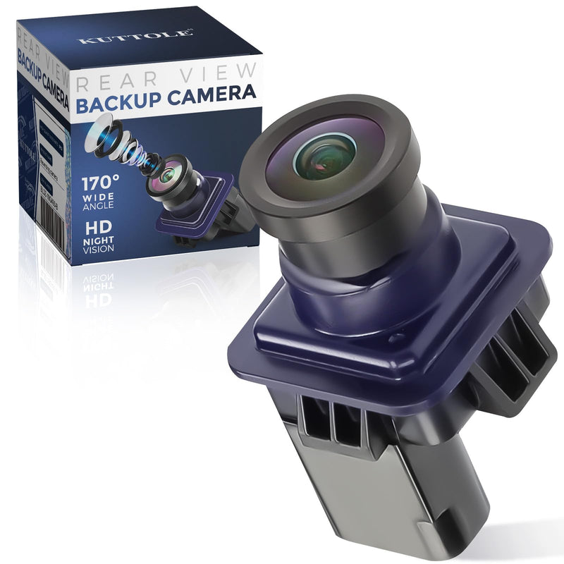 F150 Backup Camera Rear View Parking Assist Camera 170° HD Night Vision Compatible with Ford F150 2010-2014 Mustang 2015-2020 Lincoln MKC 2015-2019 EL3T-19G490-AA EL3Z-19G490-D BL3Z-19G490-B